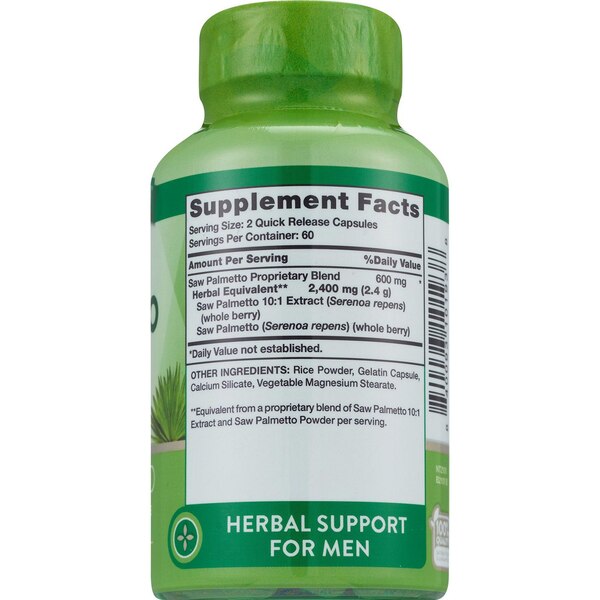 Nature's Truth Saw Palmetto Capsules, 120 CT