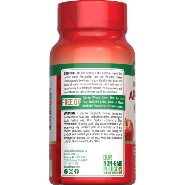 Nature's Truth Apple Cider Vinegar 1200 mg
