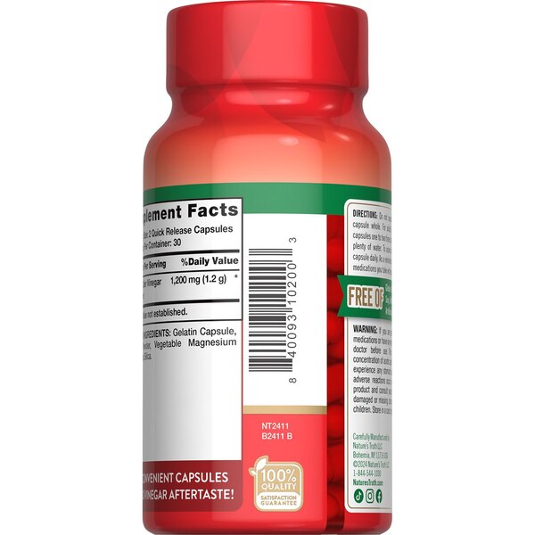 Nature's Truth Apple Cider Vinegar 1200 mg