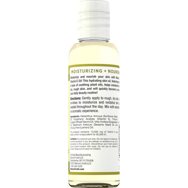 Nature's Truth E-Oil 30,000 IU Moisturizing Skin Care Oil, 4 FL OZ