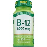 Nature's Truth Vitamin B-12 Tablets, 1000 MCG, 220 CT, thumbnail image