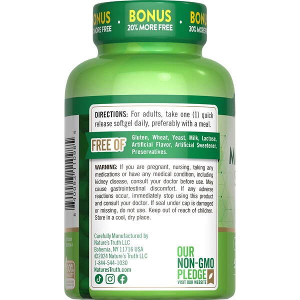Nature's Truth High Potency Magnesium, 400 mg