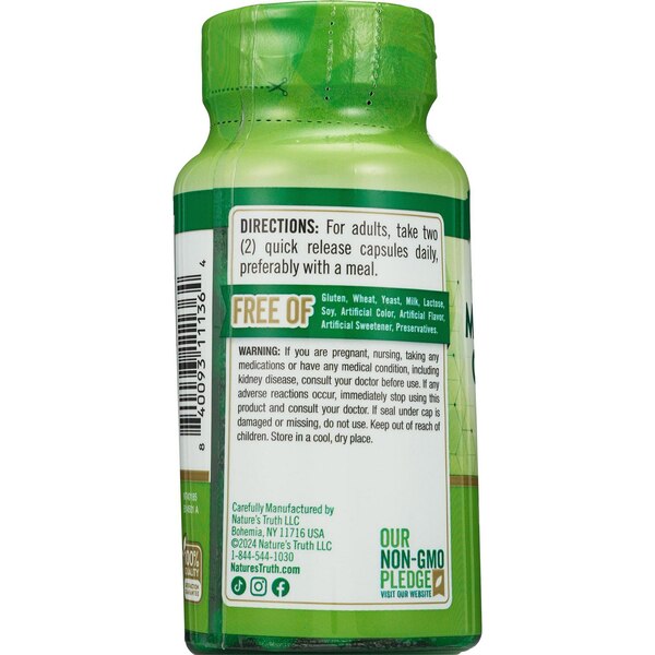 Nature's Truth Magnesium Glycinate Capsules, 60 CT