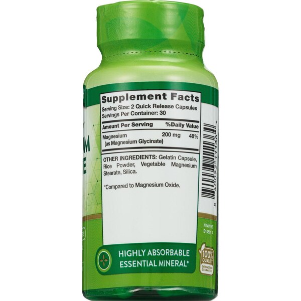 Nature's Truth Magnesium Glycinate Capsules, 60 CT