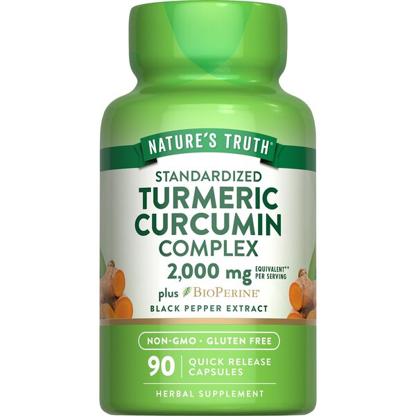 Nature's Truth Standardized Turmeric Curcumin Complex, 2000 MG