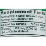 Nature's Truth Vit D 5000 IU (125 mcg) 250 + 50 Softgels, 300 CT, thumbnail image