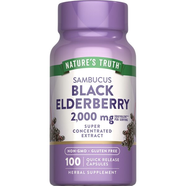 Nature's Truth Sambucus Black Elderberry, 1000 MG