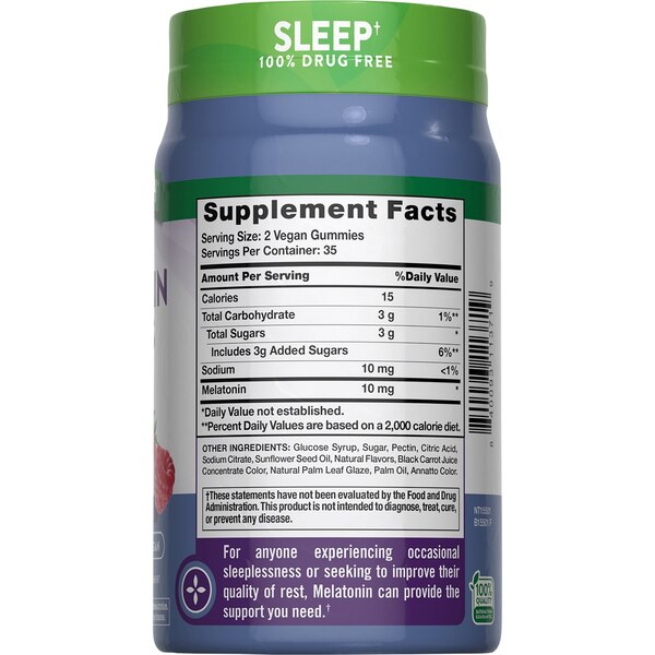 Nature's Truth Extra Strength Melatonin Gummies, 10 mg, 70 CT