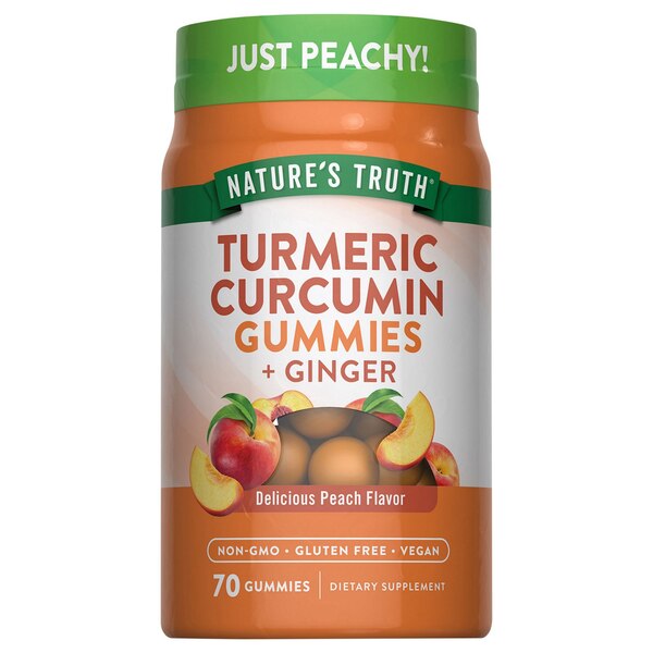 Nature's Truth Turmeric Curcumin + Ginger Gummies, 70 CT