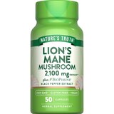 Nature's Truth Lions Mane Mushroom Capsules, 50 CT, thumbnail image