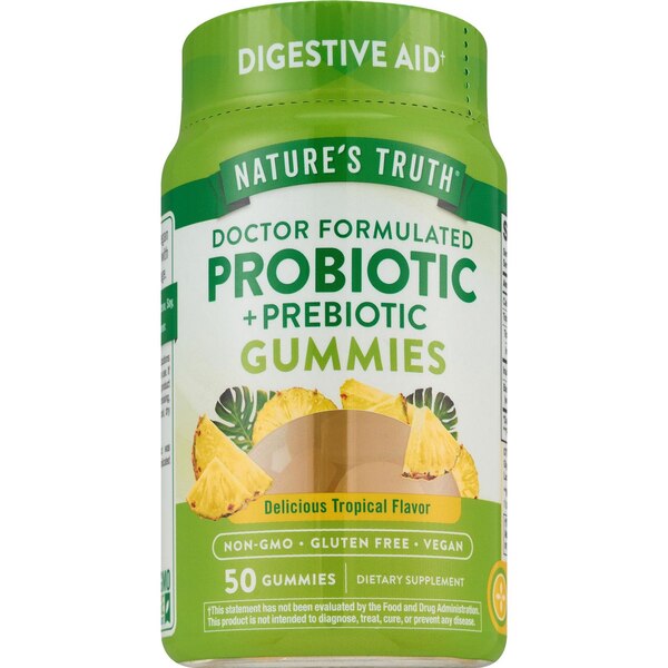 Nature's Truth Digestive Probiotic Gummies, 50 CT