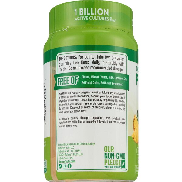 Nature's Truth Digestive Probiotic Gummies, 50 CT
