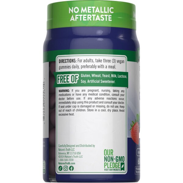 Nature's Truth Zinc Gummies, 50 mg, 60 CT
