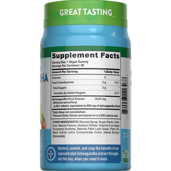 Nature's Truth Restore & Unwind Ashwagandha Gummies, 60 CT