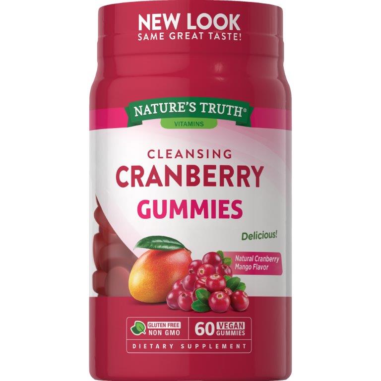 Nature's Truth Cleansing Cranberry Gummies, 60 CT