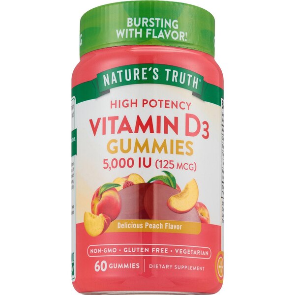Nature's Truth Vit D3 5000 IU, 50 CT