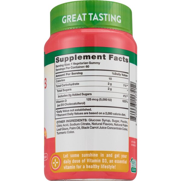 Nature's Truth Vit D3 5000 IU, 50 CT