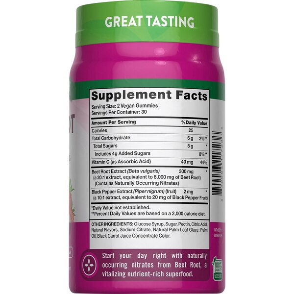 Nature's Truth Beet Root Gummies, 60 CT