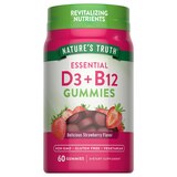 Nature's Truth D3+ B12 Gummies, 60 CT, thumbnail image