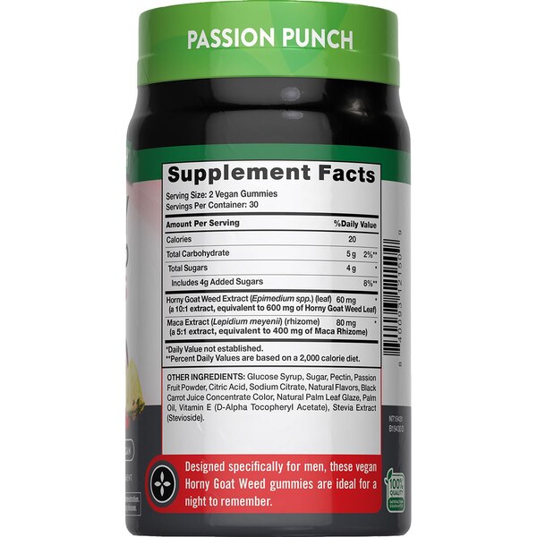 Nature's Truth Horny Goat Weed Gummies, 60 CT