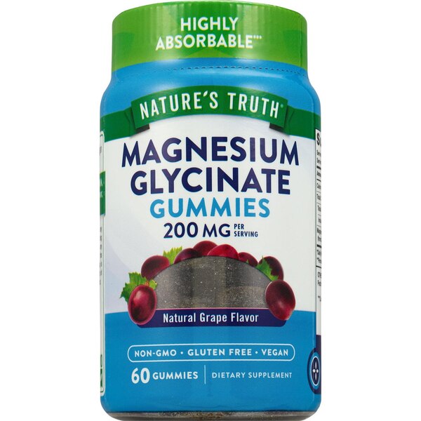 Nature's Truth Magnesium Glycinate Gummies, 60 CT