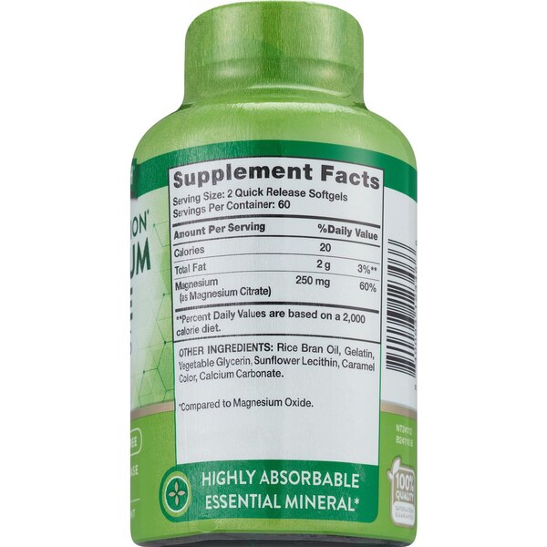 Nature's Truth Magnesium Citrate Softgels, 120 CT