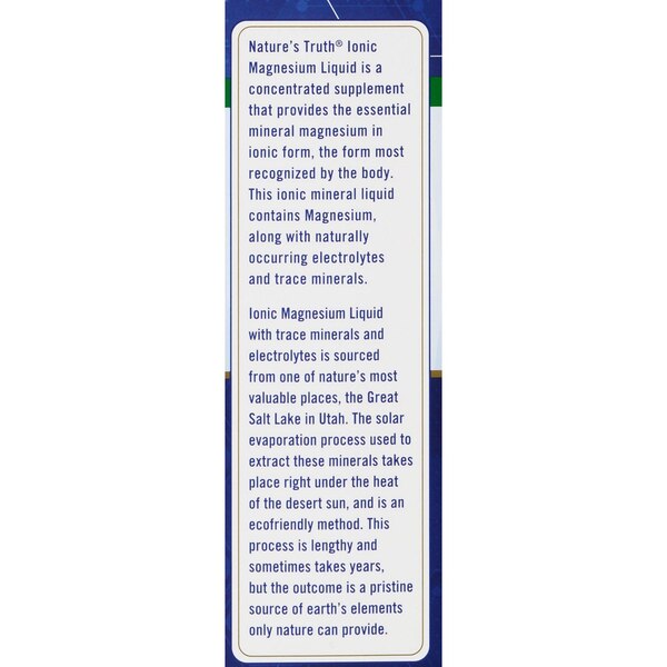 Nature's Truth Magnesium Liquid with Trace Minerals, 4 OZ