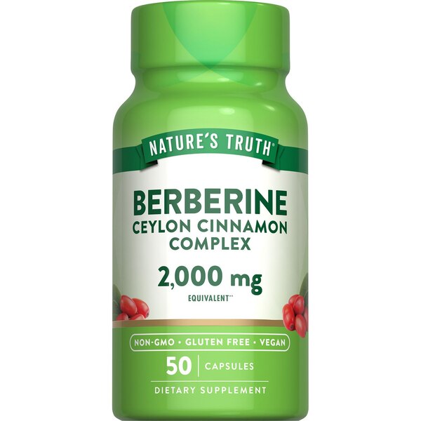 Nature's Truth Berberine Complex w/Cinnamon Capsules, 50 CT