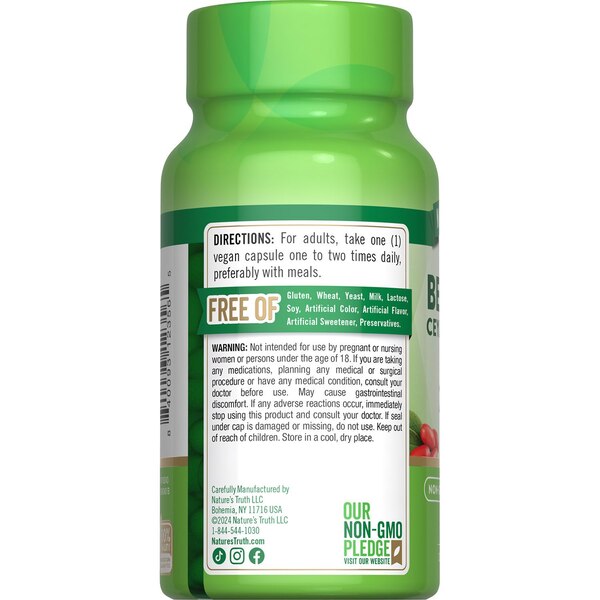 Nature's Truth Berberine Complex w/Cinnamon Capsules, 50 CT
