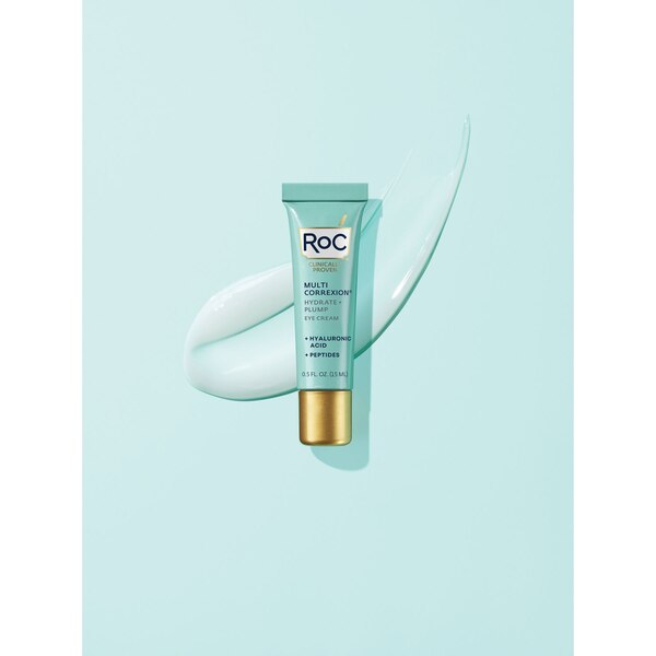 RoC Multi Correxion Hydrate + Plump Eye Cream with Hyaluronic Acid, 0.5 OZ