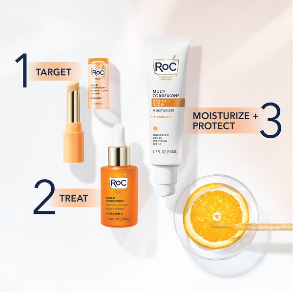 RoC Revive + Glow Moisturizer SPF 30, 1.7 oz