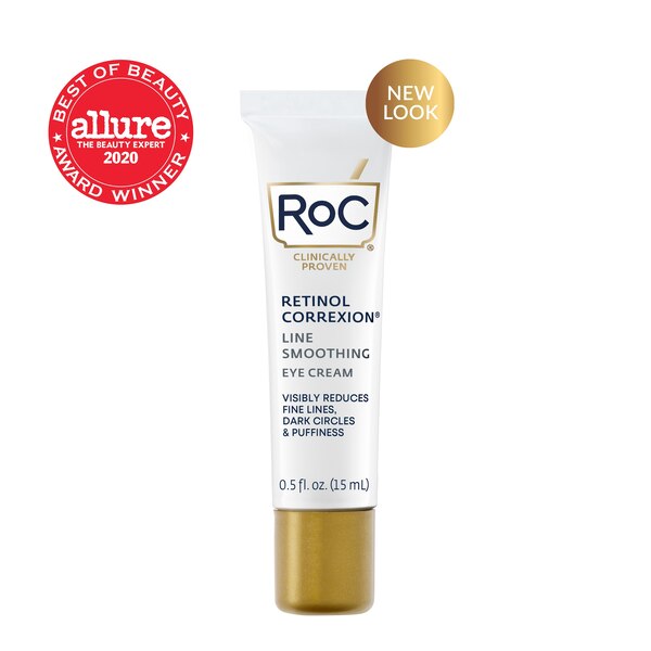 RoC Retinol Correxion - Crema de tratamiento antienvejecimiento para ojos, 0.5 oz