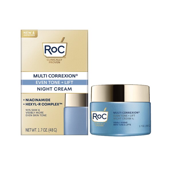 RoC Multi Correxion - Crema facial de noche antienvejecimiento 5 en 1, 1.7 oz