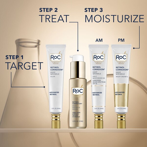 RoC Retinol Correxion Deep Wrinkle Anti-Aging Filler, 1 OZ