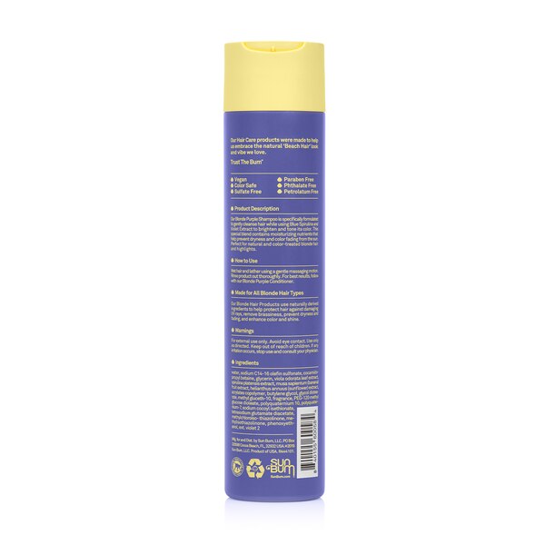 Sun Bum Blonde Purple Shampoo, 10 OZ
