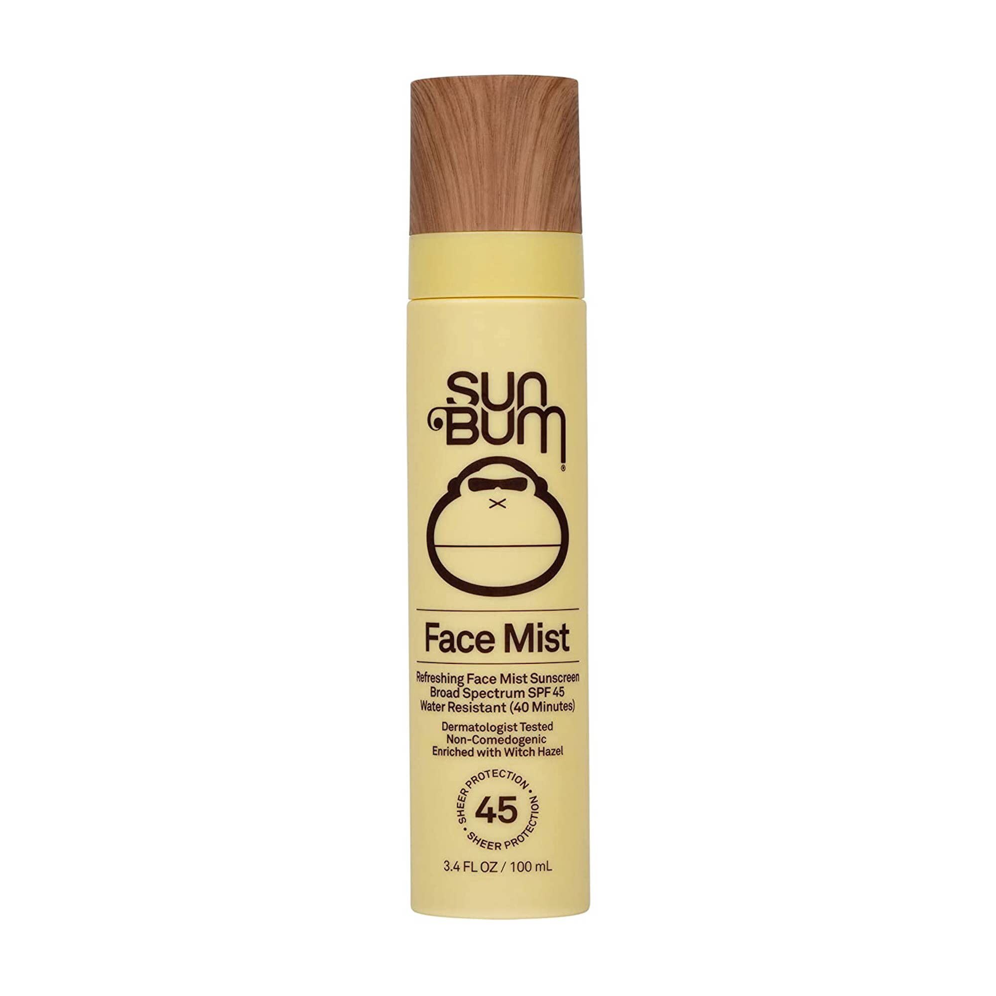 Sun Bum Original SPF 45 Sunscreen Face Mist, 3.4 OZ