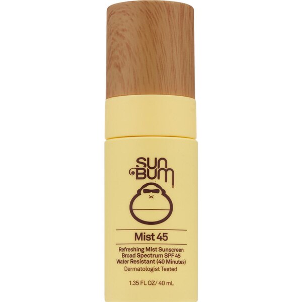 Sun Bum Original SPF 45 Sunscreen Face Mist, 1.35 OZ
