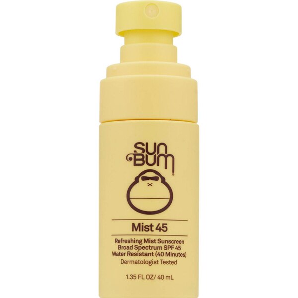 Sun Bum Original SPF 45 Sunscreen Face Mist, 1.35 OZ