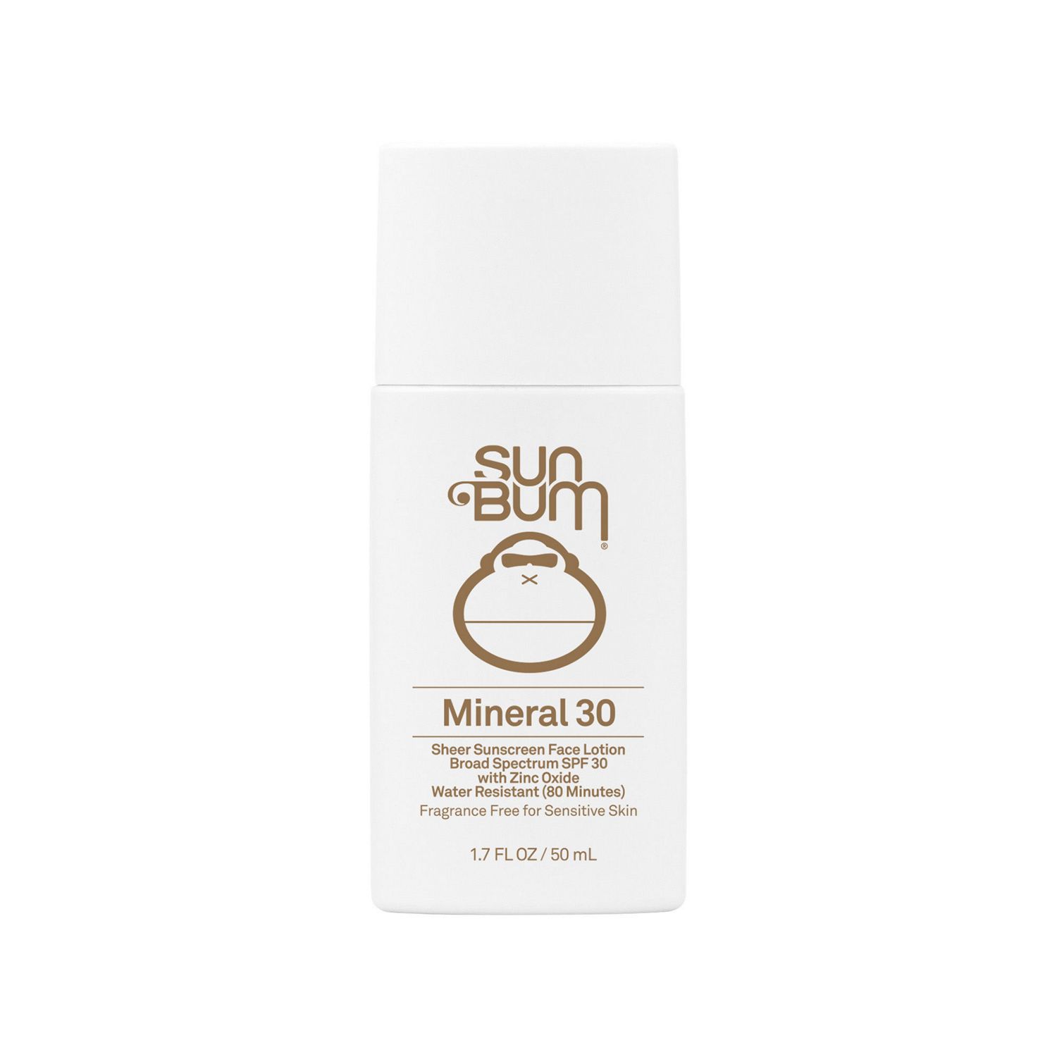 Sun Bum Mineral 30 Sheer Sunscreen Face Lotion, Broad Spectrum SPF 30