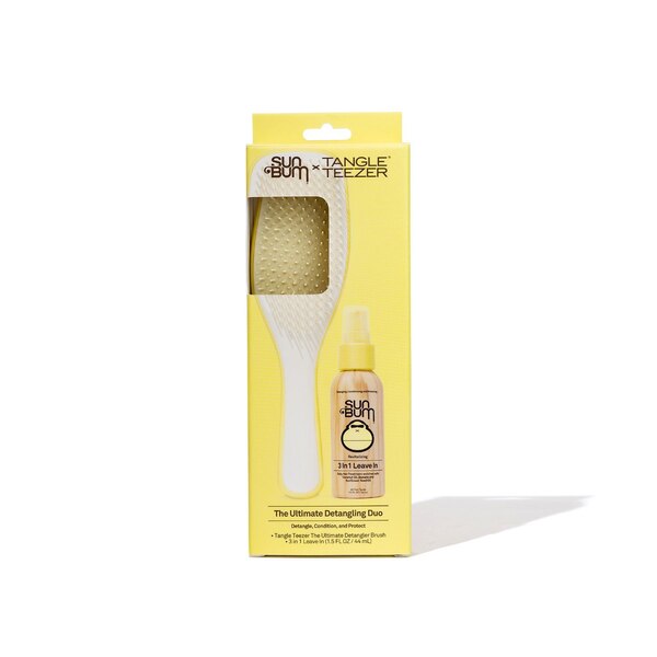 Sun Bum x Tangle Teezer The Ultimate Detangling Leave-In Conditioner & Hair Brush Duo