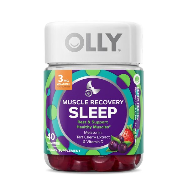 OLLY Muscle Recovery Sleep Gummies, 40 CT