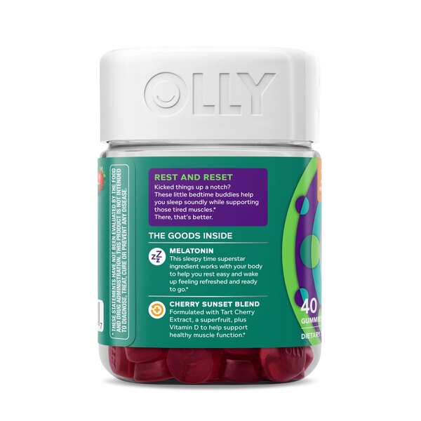 OLLY Muscle Recovery Sleep Gummies, 40 CT