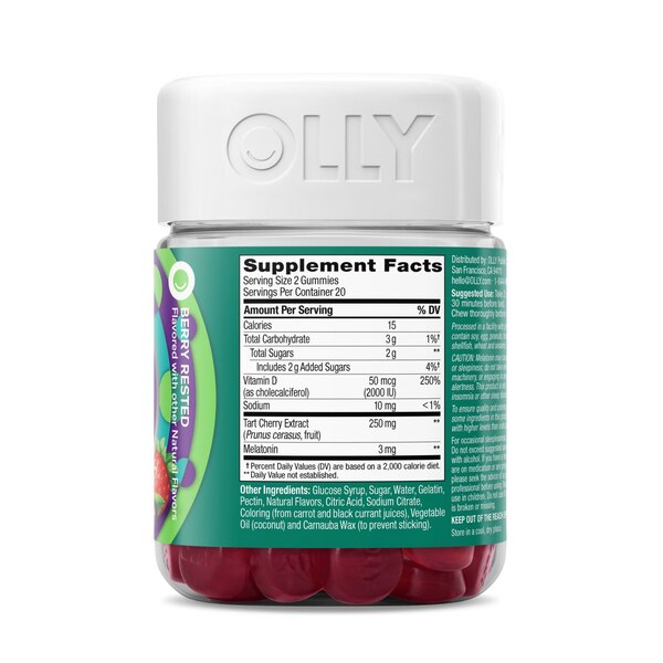 OLLY Muscle Recovery Sleep Gummies, 40 CT