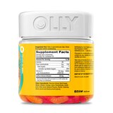 OLLY Hello Happy Gummies, Adult Gummy Worm Supplement, Vitamin D, Tropical Zing, 60CT, thumbnail image
