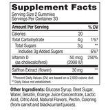 OLLY Hello Happy Gummies, Adult Gummy Worm Supplement, Vitamin D, Tropical Zing, 60CT, thumbnail image