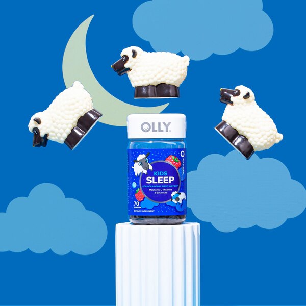 OLLY Kids Sleep Gummies, Raspberry