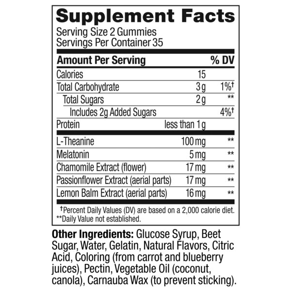 OLLY Extra Strength Sleep Gummies, 5mg Melatonin, Blackberry Mint, 70 CT