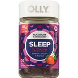 OLLY Maximum Strength 10mg Melatonin Sleep Gummies, Strawberry Sunset, 70 CT, thumbnail image