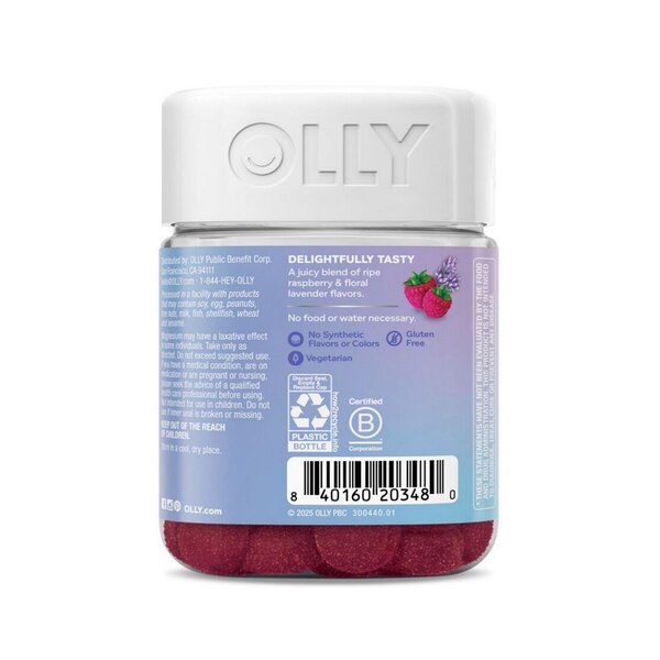 OLLY Relaxing Magnesium, 60 CT