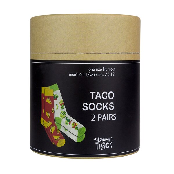 Laugh Track Taco Socks 2 Pairs